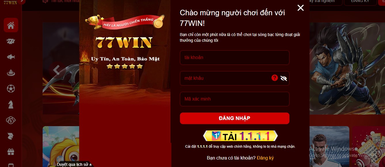 Đăng nhập 77win - Hướng dẫn chi tiết và lý do nên tham gia